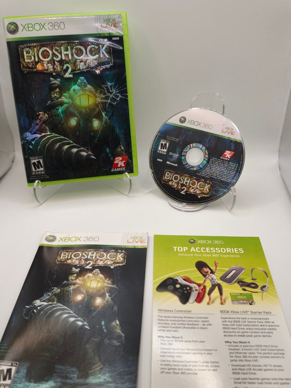 BioShock 2 Xbox 360 CIB Complete 2K Games Horror FPS